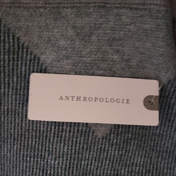 Anthropologie Green and Gray Chevron Pencil Skirt - Picture 4 of 4